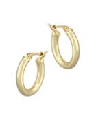Bloomingdale's Small Tube Hoop Earrings In 14k Yellow Gold - 100% Exclusive