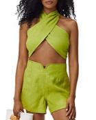 Simon Miller Dotta Wrap Crop Top