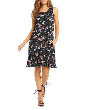 Karen Kane Chloe Sleeveless Floral Print Dress