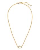 Alexis Bittar Crystal Link Chain Necklace, 16-18.25