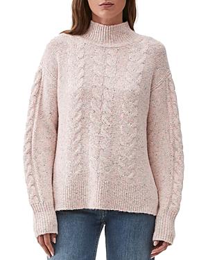 Michael Stars Aika Cable Knit Turtleneck Sweater