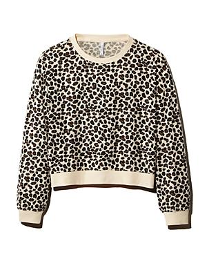 Z Supply Brushed Leopard Print Sweatshirt