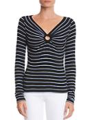 Bailey 44 Warm And Fuzzy Striped Top