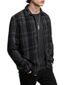 John Varvatos Star Robbins Regular Fit Plaid Shirt Jacket