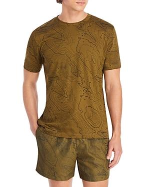 Hugo Darclay Cotton Topography Graphic Tee