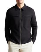 Ted Baker Lairds Mib Cotton Zip Over Shirt