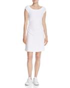 Three Dots Ruched Boat Neck Dress - 100% Exclusive
