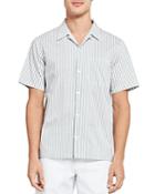 Theory Weldon Striped Camp Shirt