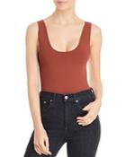 A.l.c. Mollie Scoop Neck Thong Bodysuit