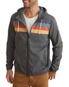 Marine Layer Greenport Cotton Stretch Striped Hooded Boat Jacket