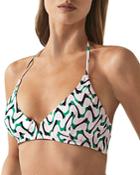 Reiss Audrinna Underwire Printed Bikini Top