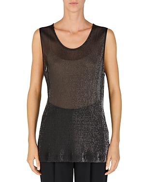 Emporio Armani Metallic Shimmer Top