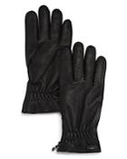 John Varvatos Star Usa Hand Stitch Side Zip Leather Gloves