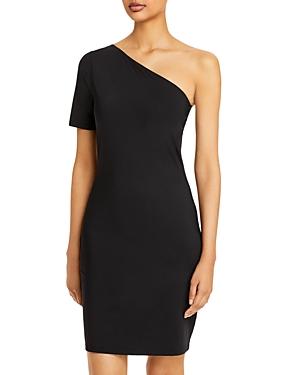 Theory One Shoulder Mini Dress