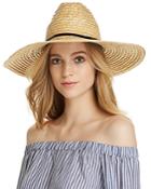 Aqua Braided Straw Sun Hat - 100% Exclusive