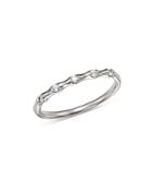 Bloomingdale's Five Diamond Stacking Ring In 14k White Gold, 0.10 Ct. T.w. - 100% Exclusive