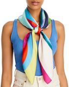 Echo Swirl Silk Scarf