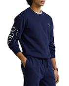 Polo Ralph Laren Cotton Blend Fleece Logo Embroidered Crewneck Sweatshirt