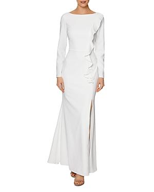 Laundry By Shelli Segal Ruffled Gown