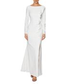 Laundry By Shelli Segal Ruffled Gown