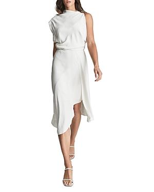 Reiss Mika Drape Shoulder Dress