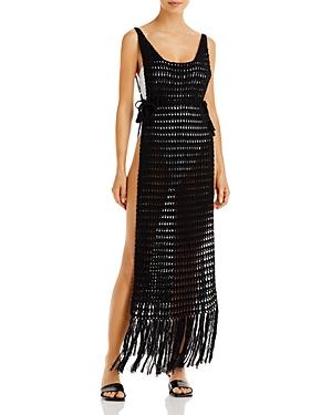 Flook The Label Kiss The Sky Crochet Tunic Swim Cover-up