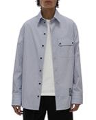 Helmut Lang Striped Shirt Jacket
