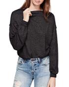 Free People Stay With Me Boat-neck Top