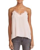 Cami Nyc The Racer Lace-trim Silk Cami - 100% Bloomingdale's Exclusive