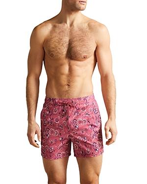 Ted Baker Seaward Paisley Printed Swim Trunks