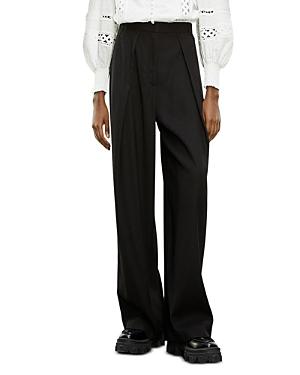 The Kooples Pleated Wide Leg Pants