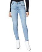 Sanctuary Social High-rise Skinny Ankle Jeans In Light Blue