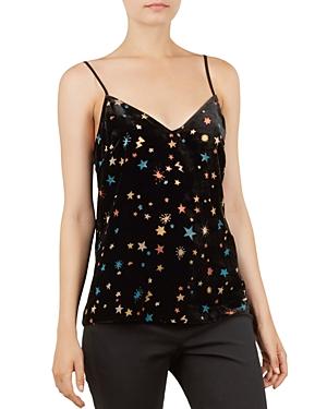 Ted Baker Colour By Numbers Cleira Devore Star Cami Top