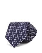 Theory Roadster Minerva Scattered Dots Silk Skinny Tie