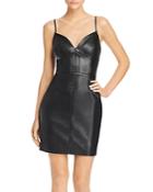 Guess Adia Bustier Faux Leather Dress