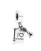 Pandora Charm - Sterling Silver Love Reading, Moments Collection