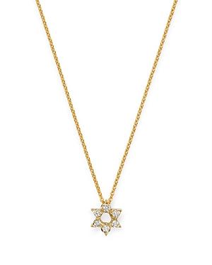 Roberto Coin 18k Yellow Gold Diamond Star Pendant Necklace, 16-18