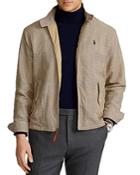 Polo Ralph Lauren City Baracuda Plaid Linen Blend Twill Jacket