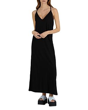 Atm Anthony Thomas Melillo Slub Jersey Halter Maxi Dress