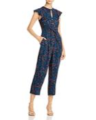 Whistles Floral Cropped Jumpsuit - 100% Exclusive