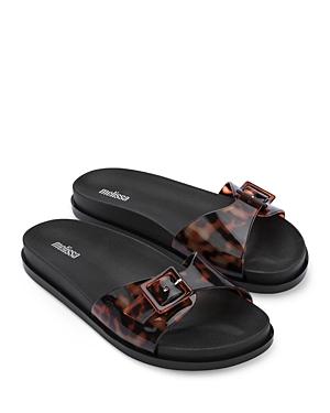 Melissa Women's Wide Buckled Slip On Slide Sandals