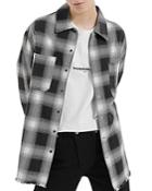 The Kooples Check Oversized Shirt
