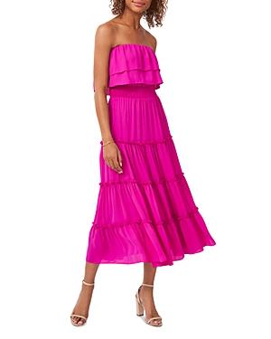 1.state Strapless Ruffle Tiered Dress