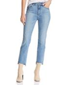 Paige Hoxton Ankle Straight Jeans In Zyra Destructed - 100% Exclusive