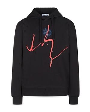 Stone Island Crewneck Graphic Hoodie