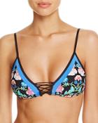 Nanette Lepore Damask Floral Vixen Bikini Top