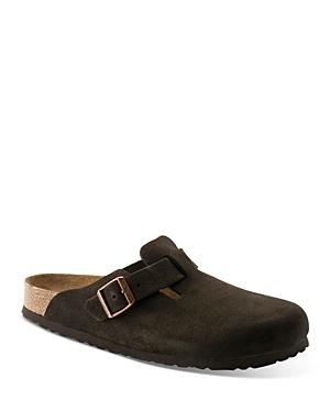 Birkenstock Men's Boston Soft Footbed Suede Clogs