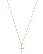 Bloomingdale's Diamond Cross Pendant Necklace In 14k Yellow Gold, 0.50 Ct. T.w. - 100% Exclusive