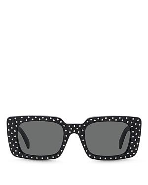 Celine Women's Studded Rectangular Sunglasses, 140mm
