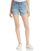 Levi's 501 Cuffed Shorts In Highway Blues